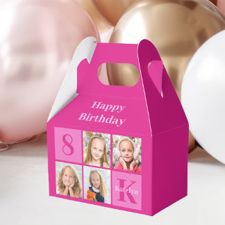 Ballotins Chic Hot Rose Custom Girls Photo Anniversaire