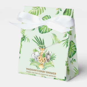 Ballotins Chic Jungle Animaux Verdure Baby shower Merci