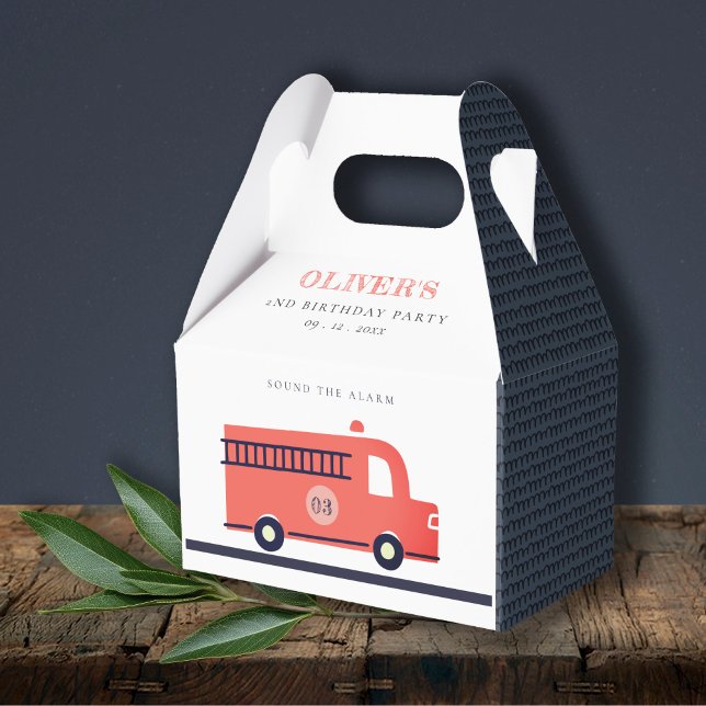 Ballotins Chic Red Truck Fire Truck Moteur N'importe quel âg (Créateur téléchargé)