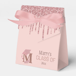 Ballotins Chic Rose de Parties scintillant d'or Monogram Ca