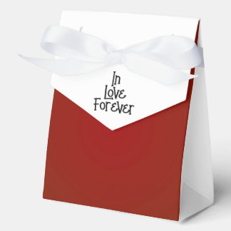 Ballotins Chic rouge et blanc>Boîte de mariage de préférence