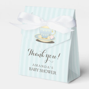 Ballotins Chic Teacup en Baby shower bleu Ballotin