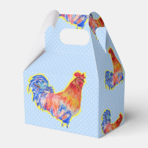 Ballotins Chicken Rooster Blue Boys Birthday Cake Ballotin