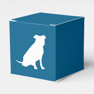 Ballotins Chien Baby shower Pit Pitbull Blue Boy