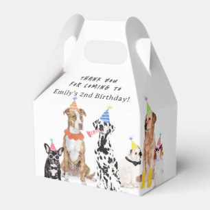 Ballotins Chien chiot Merci d'anniversaire