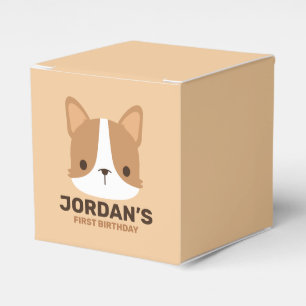 Ballotins Chien Corgi mignon avec nom personnalisé