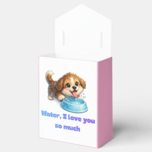 Ballotins Chien heureux mignon amateur d'eau, design inspira