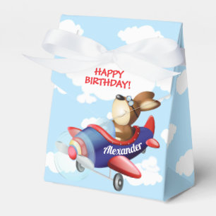Ballotins Chien pilotant un avion Fête d'anniversaire