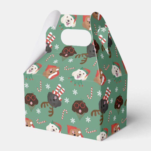 Ballotins Chiens de Noël Maltipoo (Verso)