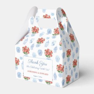 Ballotins Chinoiserie Chic Poinsettia Mariage de Noël