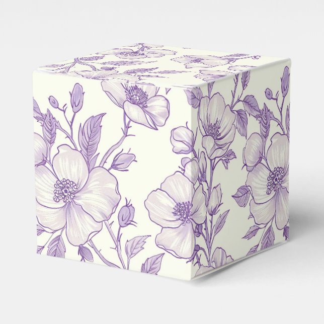 Ballotins Chinoiserie Violet Clair  (Verso)