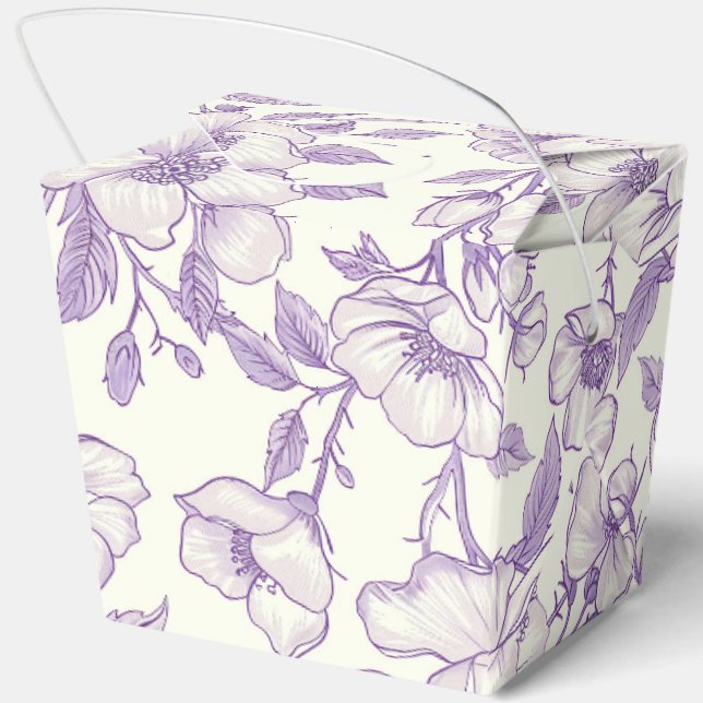 Ballotins Chinoiserie Violet Clair  (Verso)