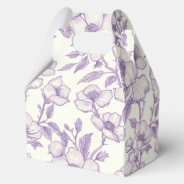 Ballotins Chinoiserie Violet Clair  (Verso)