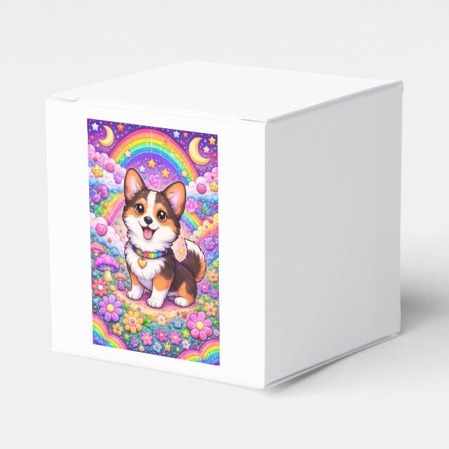 Ballotins Chiot mignon et arc-en-ciel charmant (Verso)