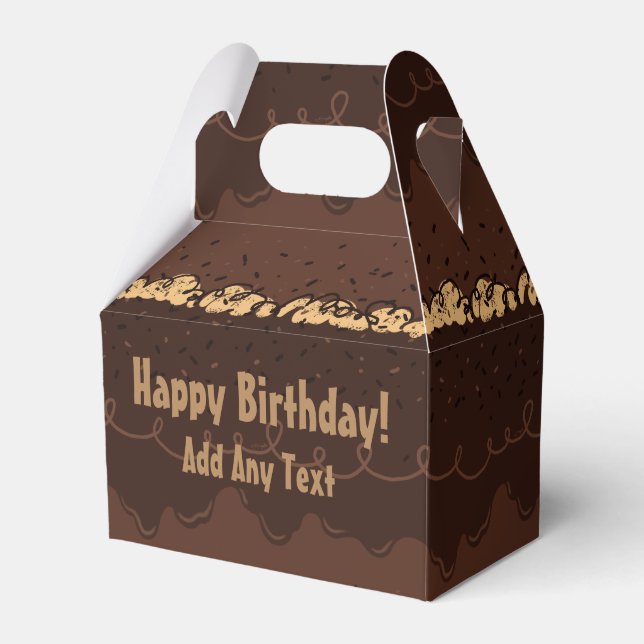 Ballotins Chocolat Anniversaire Gel Frosting (Verso)