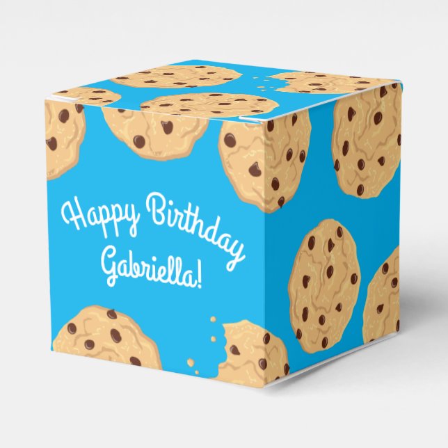 Ballotins Chocolat Chip Cookie Enfants 1er Anniversaire Part (Verso)