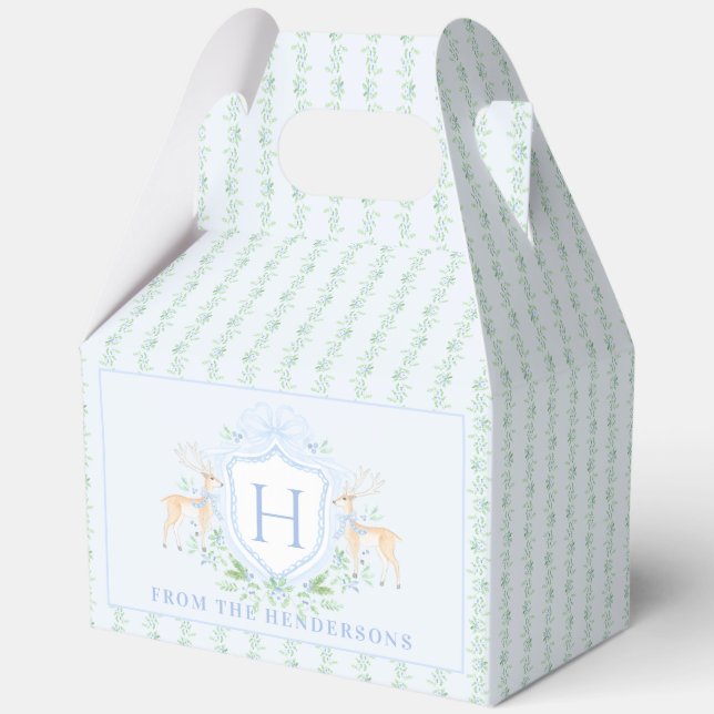 Ballotins Christmas Deer Crest | Monogramme (Recto)