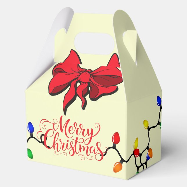 Ballotins Christmas Merry Christmas Lights Favor Gift Favor (Recto)