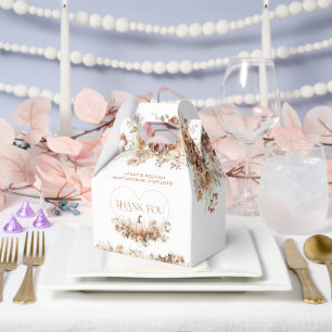 Ballotins Chute d'amour Citrouille Fleur sauvage Baby shower