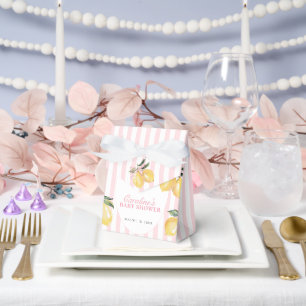 Ballotins Ciao Baby Citron Rose Baby Shower 