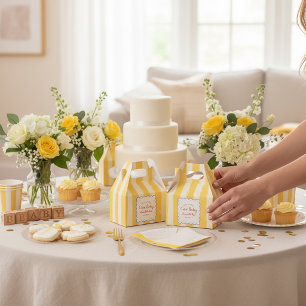 Ballotins Ciao Baby Vaisselle jetable pour Baby Shower à thè