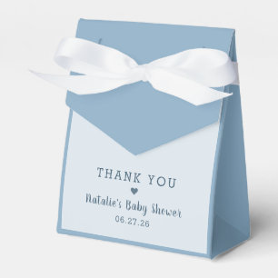 Ballotins Ciel Bleu Doux Minimal Remerciements pour Baby Sho