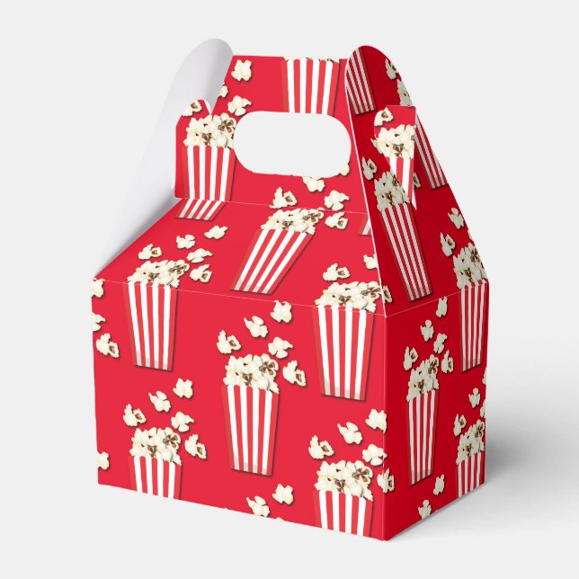 Ballotins Cinéma Popcorn fête d'anniversaire (Arrière)
