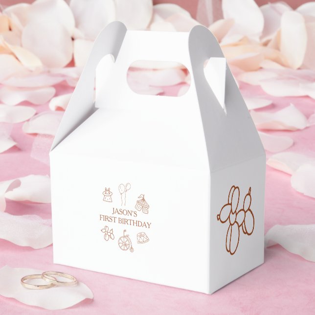 Ballotins Cirque d'anniversaire pour le premier anniversaire (Mariage)