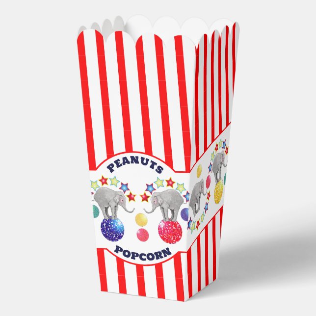 Ballotins Cirque Thème Elephant Gourmande Snacks Party (Recto)
