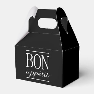 Ballotins Citation BON APPÉTIT Dîner Typographie Texte Noir