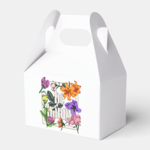 Ballotins Citation positive Be Happy and garden flowers
