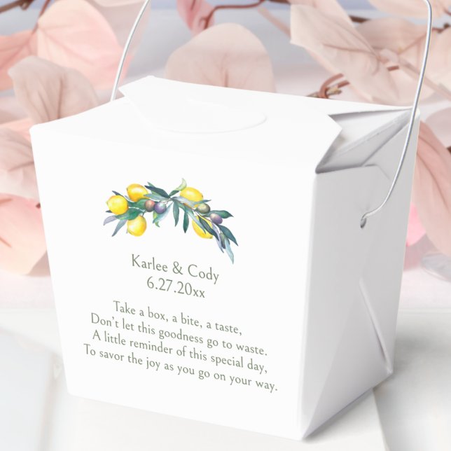 Ballotins Citron et olive méditerranéens Ramenez-moi à la ma (Créateur téléchargé)