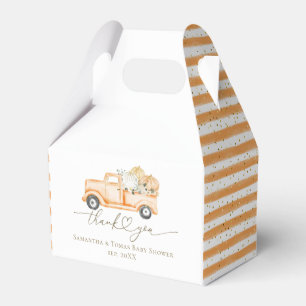 Ballotins Citrouille Camion Baby shower d'automne moderne