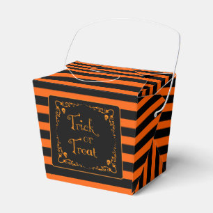 Ballotins Citrouille d'Halloween Orange et Noir Farce