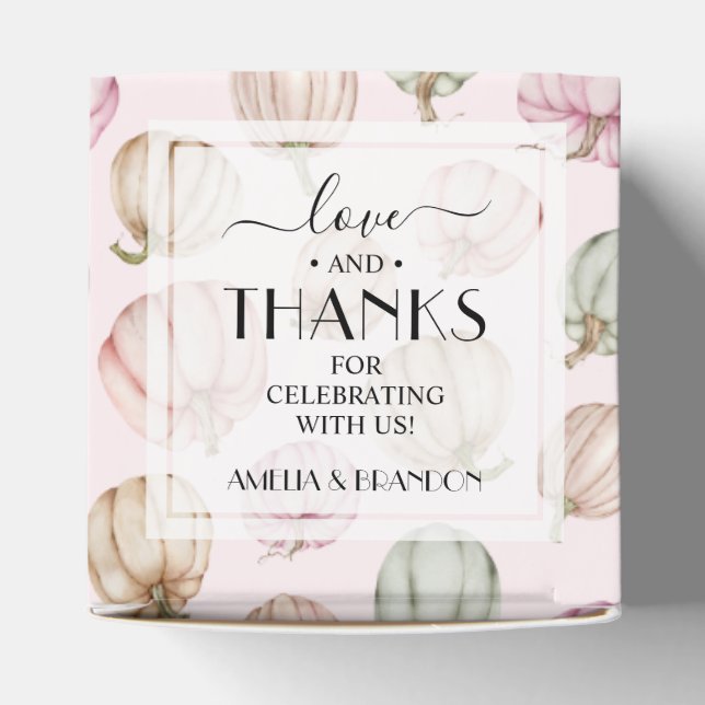 Ballotins Citrouille mignonne Baby shower Ballotin  (Haut)