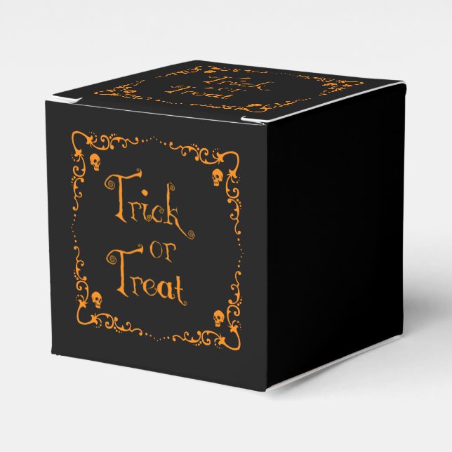 Ballotins Citrouille Orange Trick or Treat  (Verso)