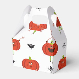 Ballotins Citrouilles d'halloween mignonnes, araignée et mot