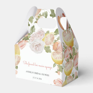 Ballotins Citrus   Floral Rose   Boîte de Faveur de Réceptio
