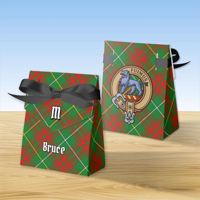 Ballotins Clan Bruce Crest sur la chasse Tartan (Créateur téléchargé)