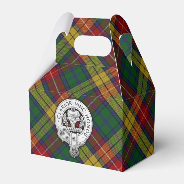 Ballotins Clan Buchanan Crest & Tartan (Verso)