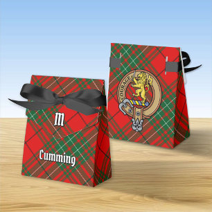 Ballotins Clan Cumming Crest sur Tartan
