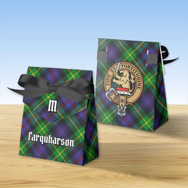 Ballotins Clan Farquharson Crest sur Tartan (Créateur téléchargé)