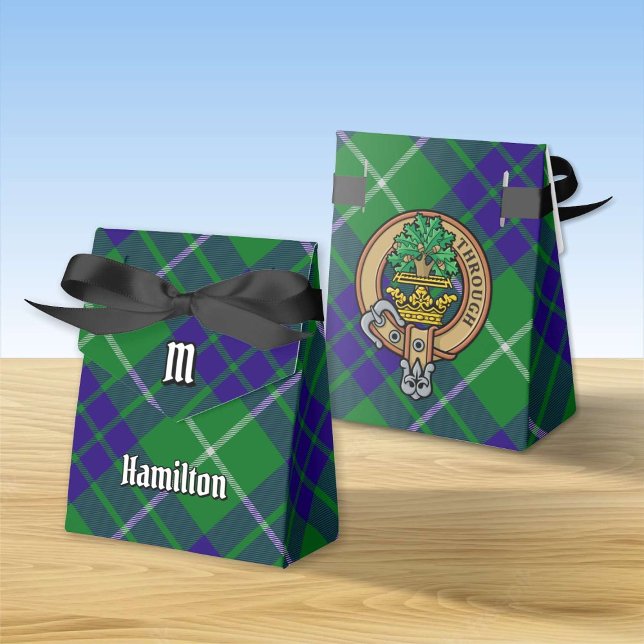 Ballotins Clan Hamilton Crest sur la chasse Ballotin Tartan (Créateur téléchargé)