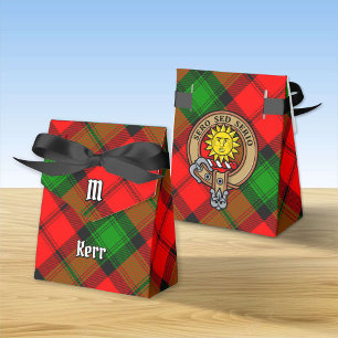 Ballotins Clan Kerr Crest sur Tartan