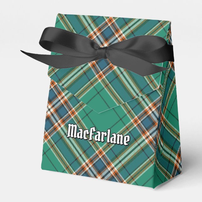 Ballotins Clan MacFarlane Tartan de chasse antique (Verso)