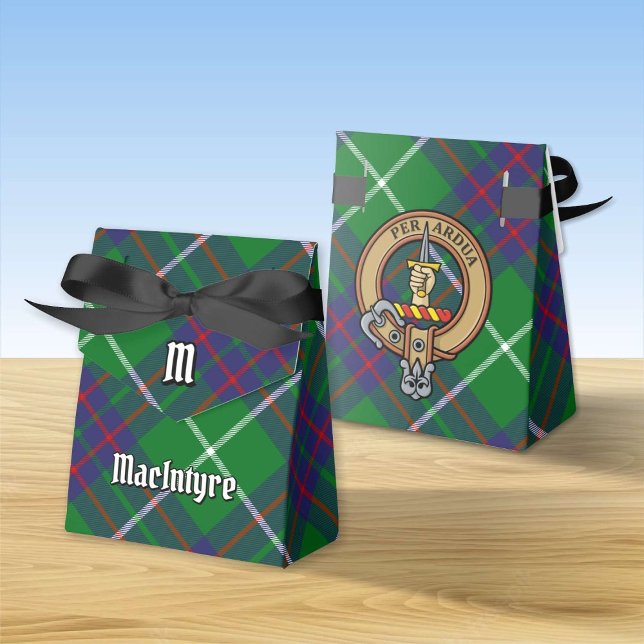 Ballotins Clan MacIntyre Crest sur la chasse Ballotin Tartan (Créateur téléchargé)