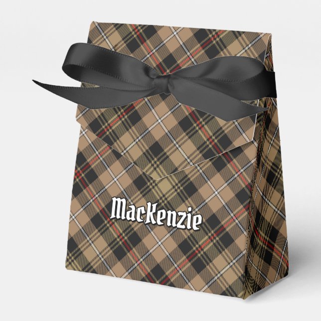 Ballotins Clan MacKenzie Chasse Brown Tartan Ballotin (Verso)