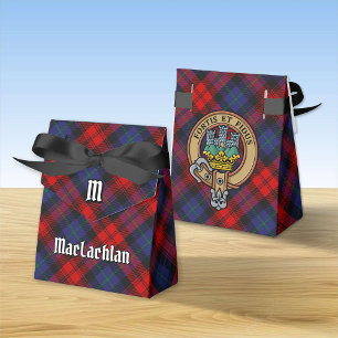 Ballotins Clan MacLachlan Crest sur Tartan