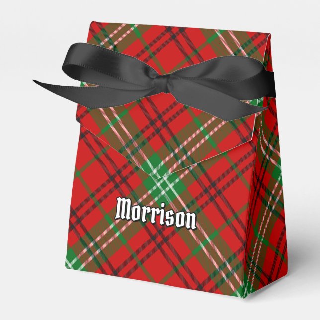 Ballotins Clan Morrison Ballotin Tartan Rouge (Verso)