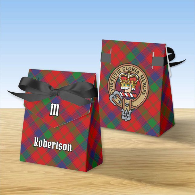 Ballotins Clan Robertson Crest sur Tartan (Créateur téléchargé)